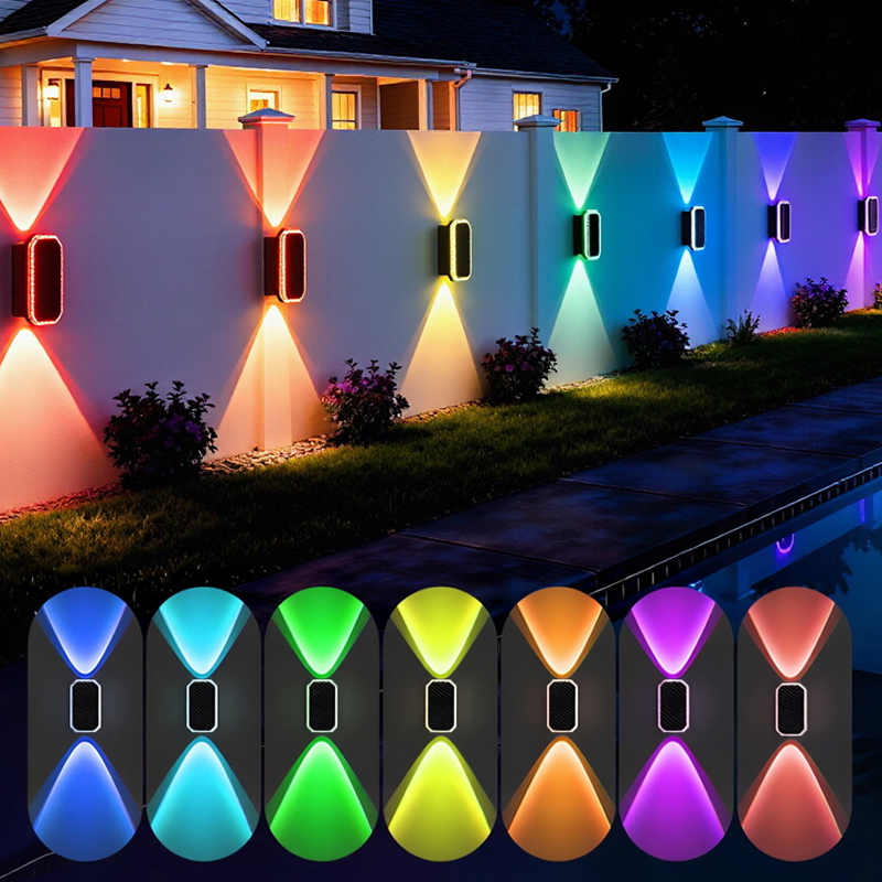 Outdoor Lighting Zigbee - Luzes Solares RGB para Cerca com