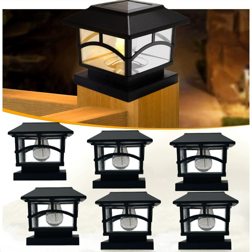 Post Cap Light - Luzes Solares para Postes, Luminária Externa