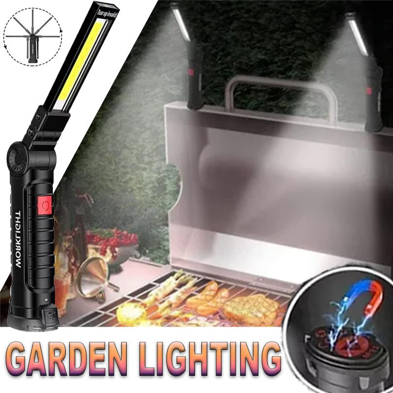 Outdoor Lighting Panel - Lanterna led portátil com gancho magnético,