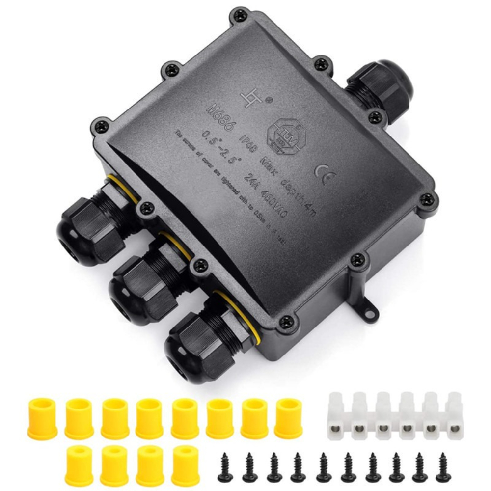 Outdoor Lighting Junction - 4way 1in3out ip68 à prova dip68