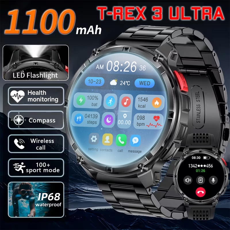 Wired Pathway Light - Novo T-Rex3 ultra 1100mah bateria relógio