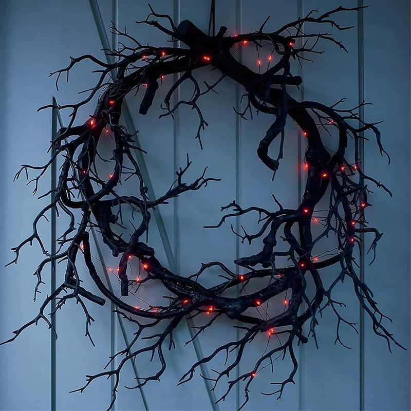 Outdoor Lighting Ideas For Party - Decoração de Halloween Grinalda com Luzes