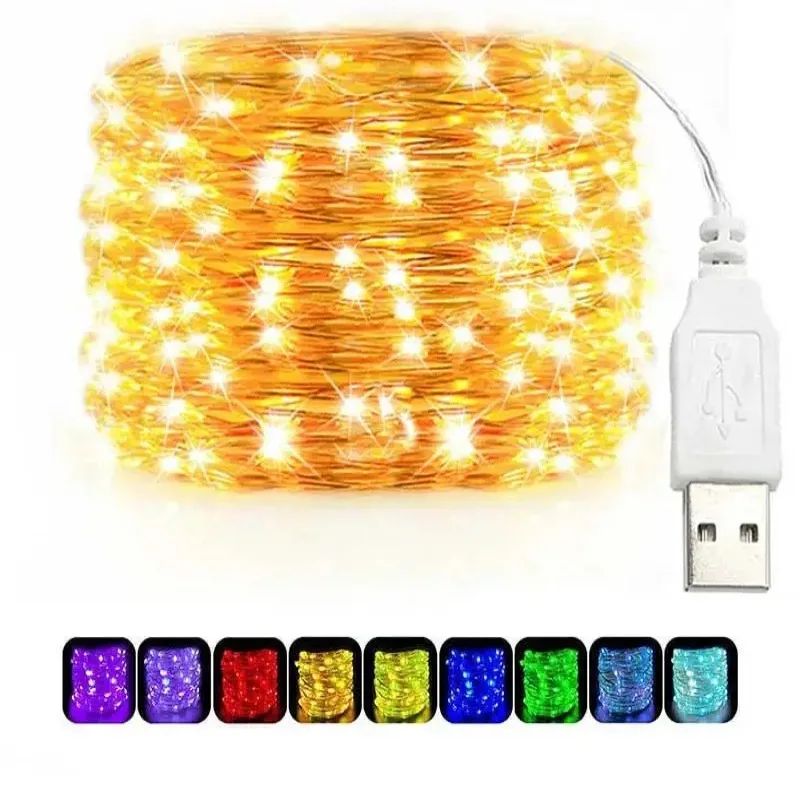 Outdoor Lighting Ideas For Party - Usb led luzes da corda cobre