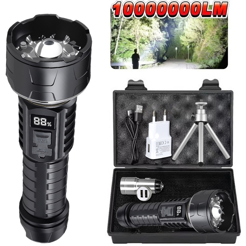 Outdoor Lighting Bulbs - Lanterna led cob recarregável, 7 núcleos,
