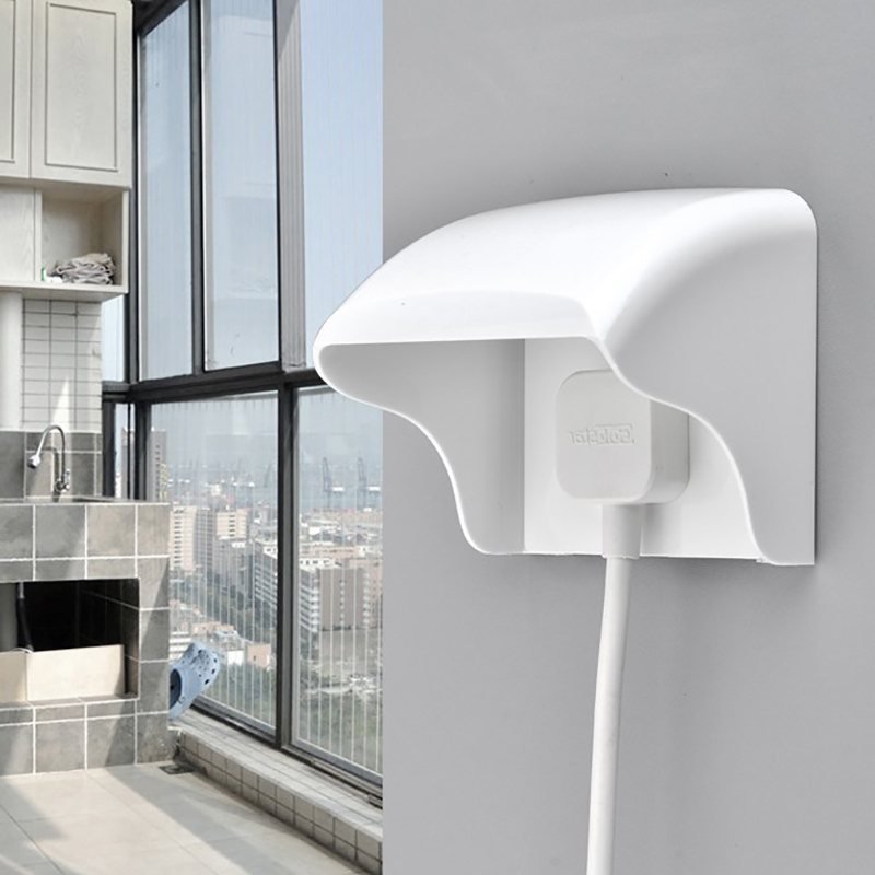 Outdoor Lighting Socket - Rainproof Switch Socket Protection Box, plástico