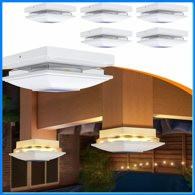 Post Cap Light - Pacote com 4 Luzes Solares para