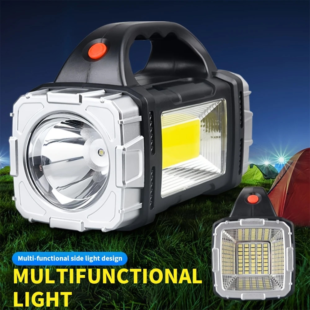 Outdoor Lighting Bulbs - Portátil poderosa lanterna recarregável usb solar