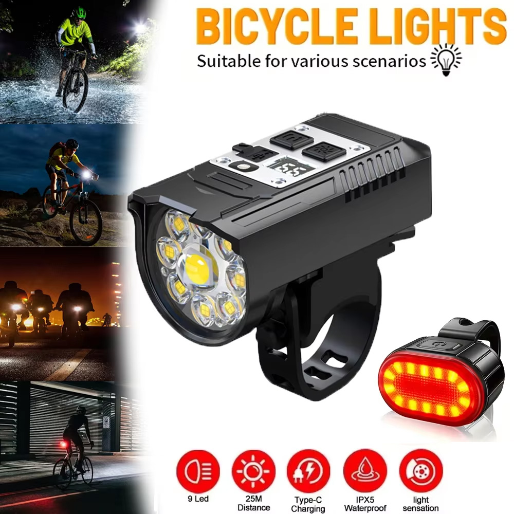 Outdoor Lighting Ideas For Party - Lanterna de Bicicleta LED 9 em