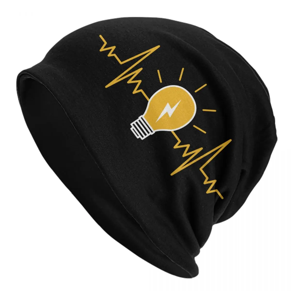 Outdoor Lighting Electrician - Eletricista batimento cardíaco lâmpada gorro chapéu