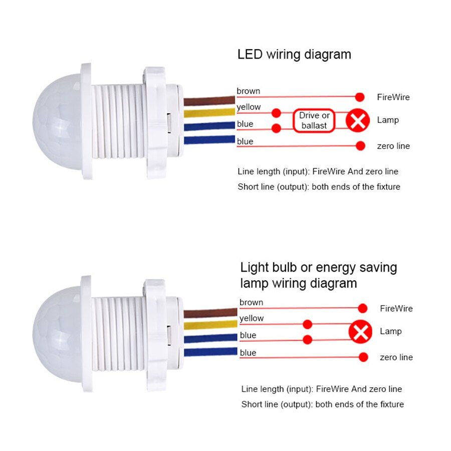 Outdoor Lighting With Motion Sensor - Sensor de Movimento PIR Inteligente para