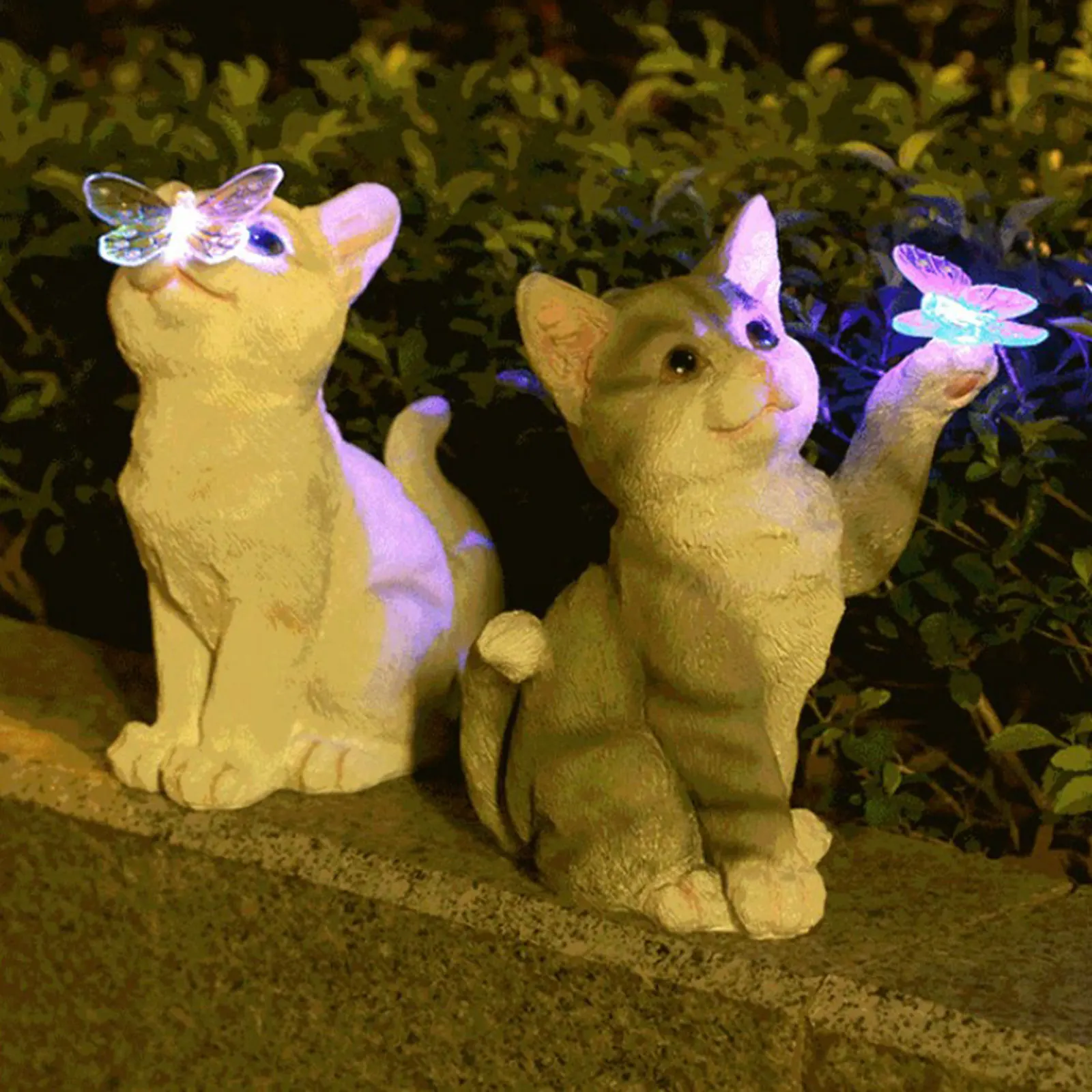 Outdoor Lighting Company - Escultura de gato ao ar livre
