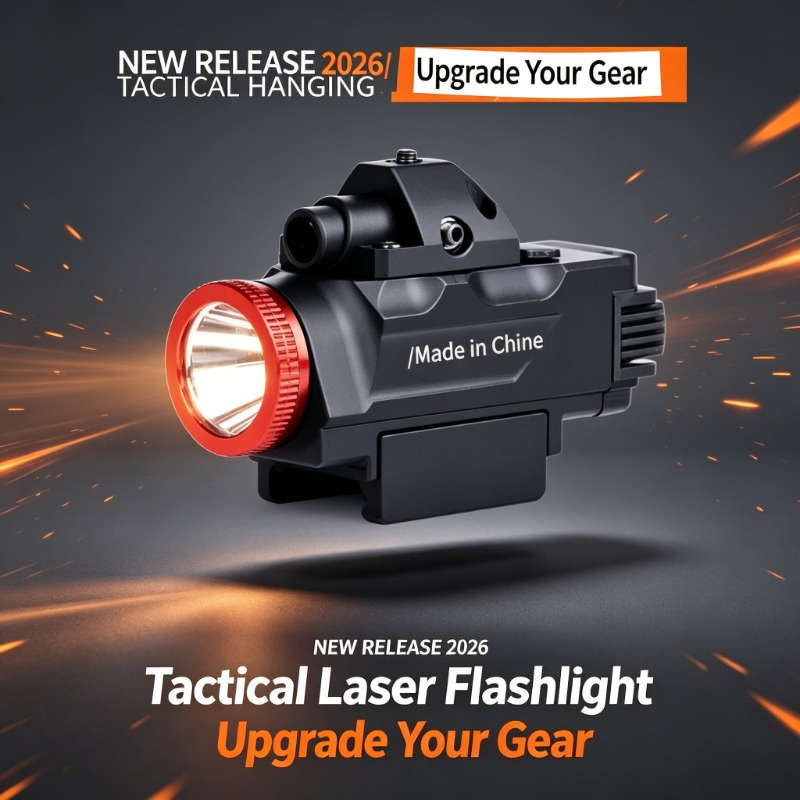 Outdoor Lighting Unit - Unidade de Lanterna Laser Ajustável Vermelha