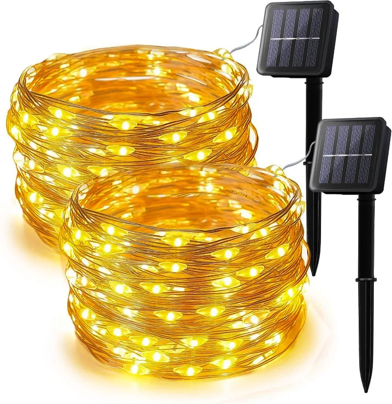 Solar Fairy String - Luzes de fadas solares ao ar