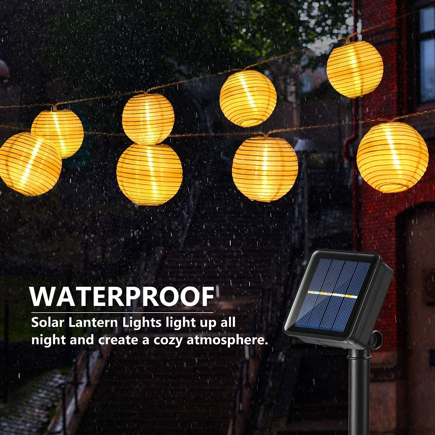 Lanterna à prova dwaterproof á - Solar Fairy String avaliação e preço