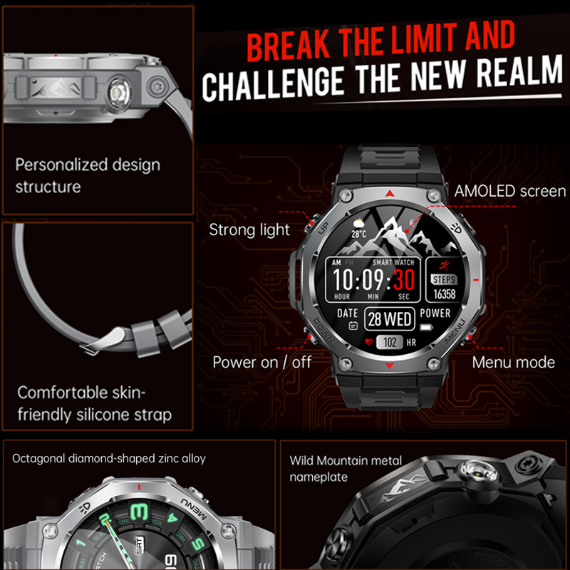 Novo Smartwatch Esportivo Masc - Wired Pathway Light avaliação e preço