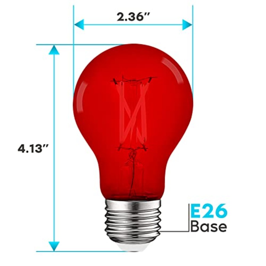 Lâmpadas LED A19 Edison, 4.5W  - Outdoor Lighting Bulbs avaliação e preço