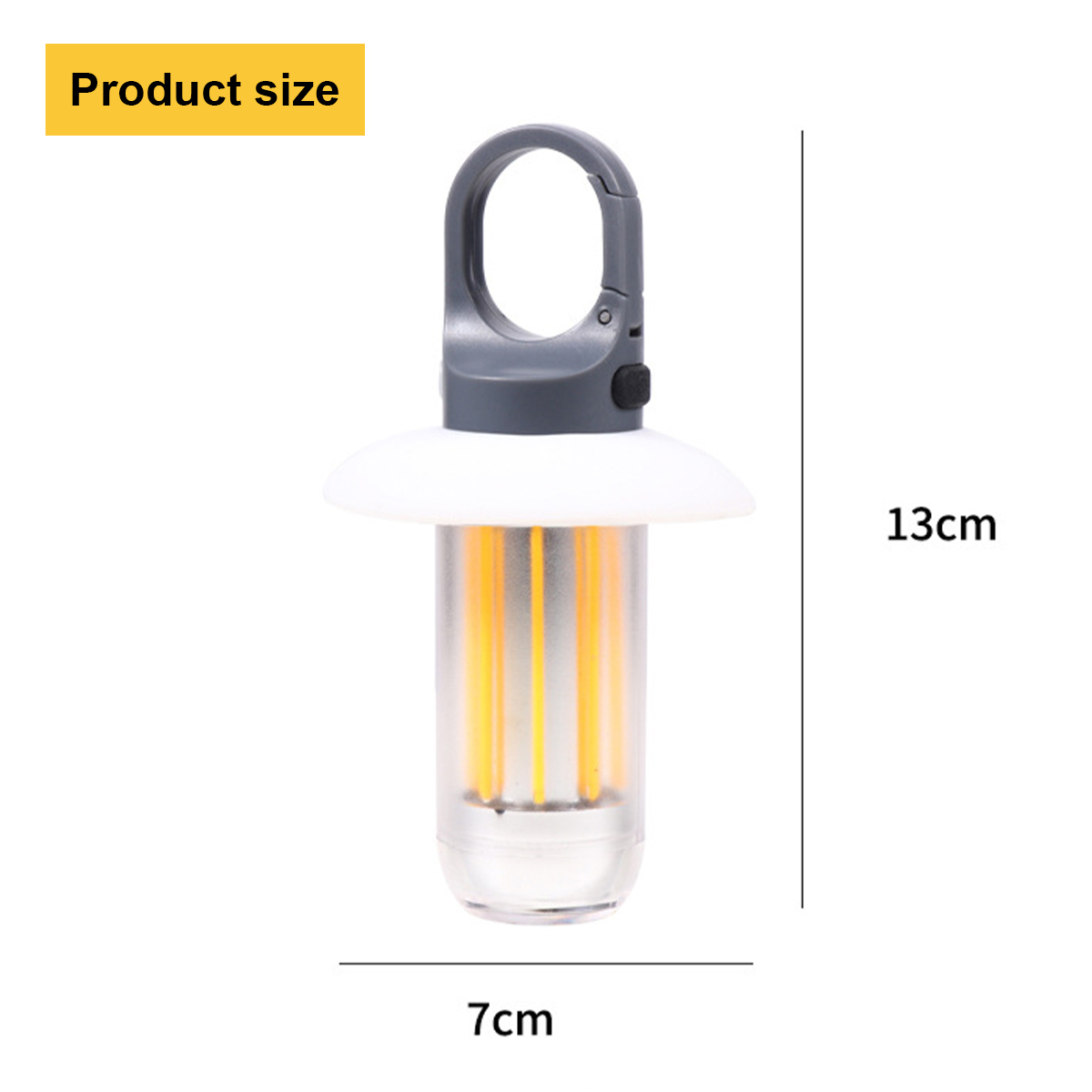 Usb recarregável levou acampam - Post Cap Light avaliação e preço