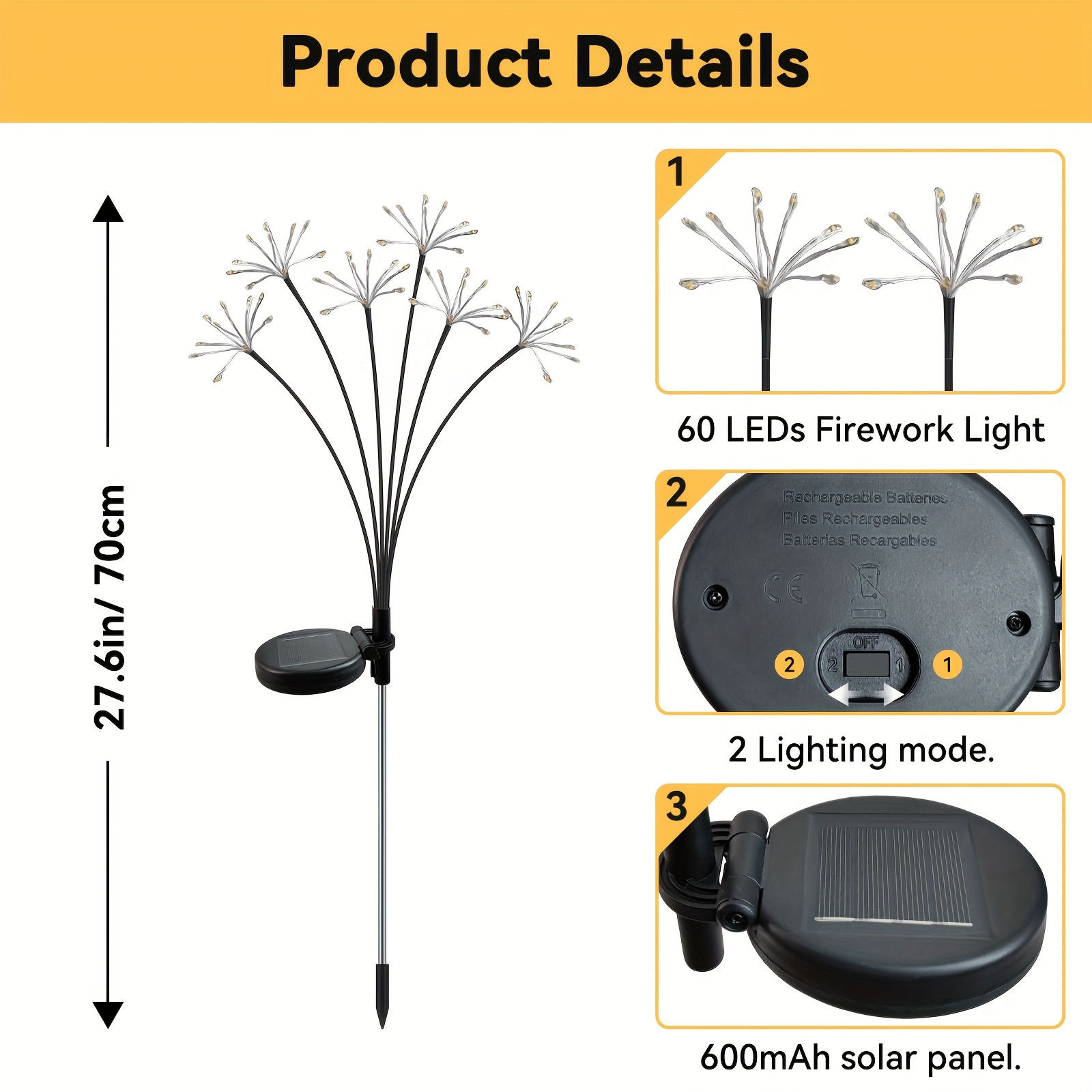 Jardim solar luz de fadas ao a - Wired Pathway Light avaliação e preço