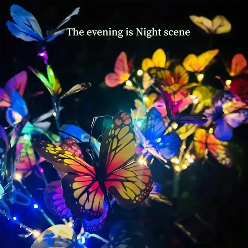 Solar led borboleta luzes do j - Outdoor Lighting Company avaliação e preço