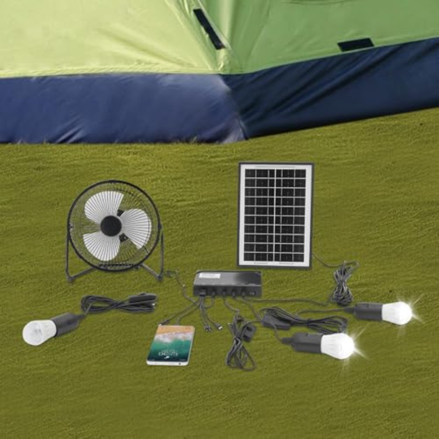 Ventilador de Teto Solar com B - Outdoor Lighting Volt avaliação e preço