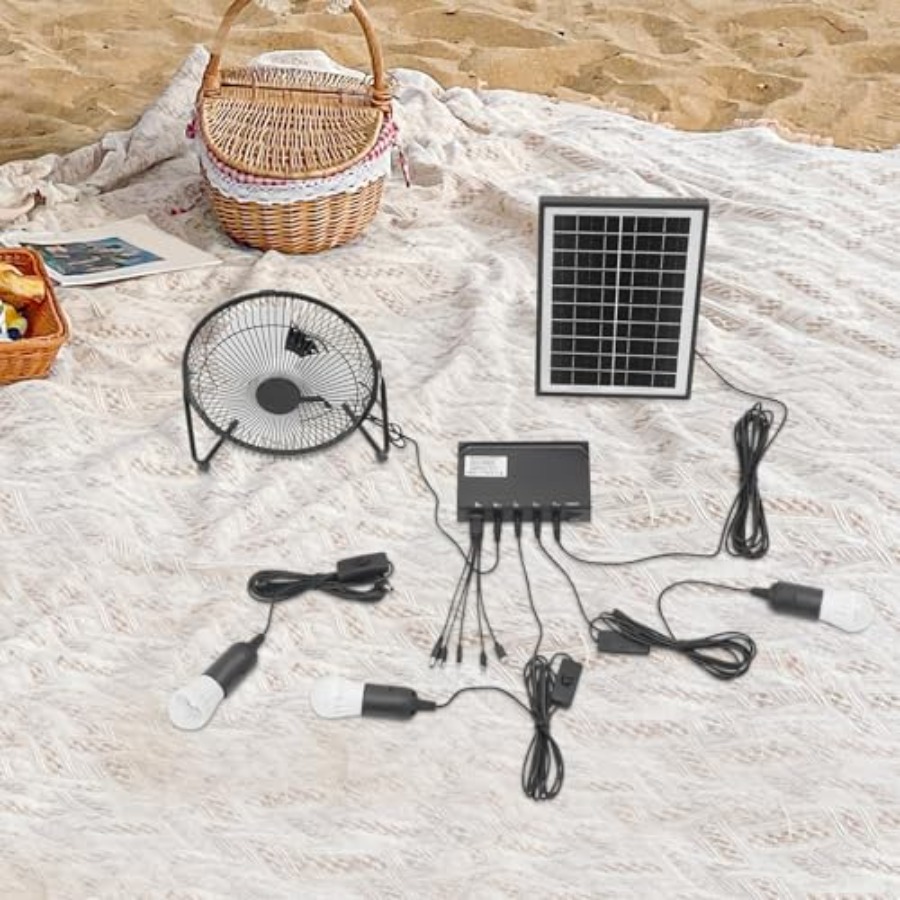 Ventilador de Teto Solar com B - Outdoor Lighting Volt avaliação e preço