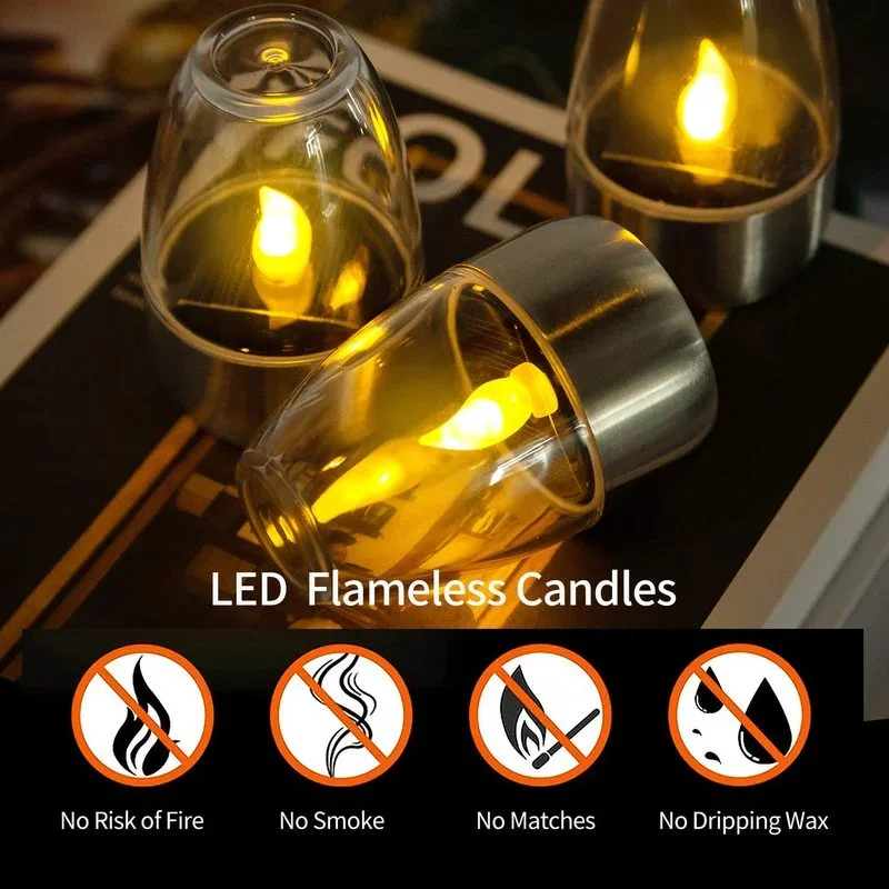 Velas sem chama movidas a ener - Outdoor Lighting Ideas For Party avaliação e preço