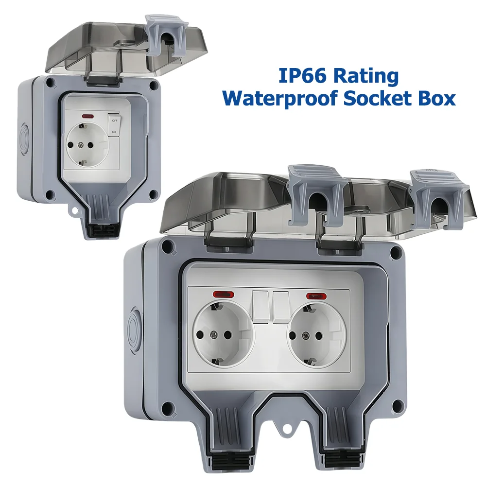 Tomada Externa Estilo Europeu  - Outdoor Lighting Socket avaliação e preço
