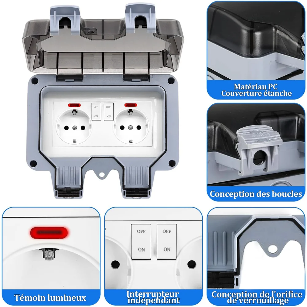 Tomada Externa Estilo Europeu  - Outdoor Lighting Socket avaliação e preço
