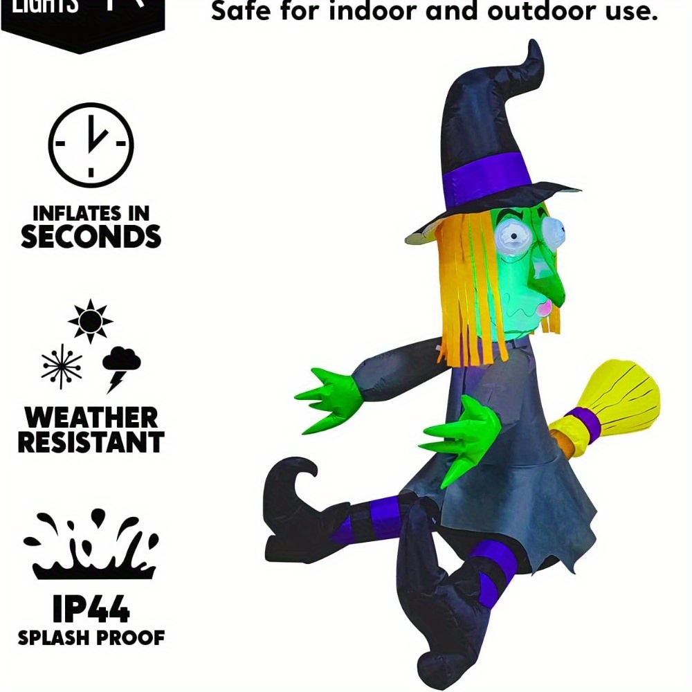 Bruxa Inflável de Halloween de - Outdoor Lighting Ideas For Party avaliação e preço