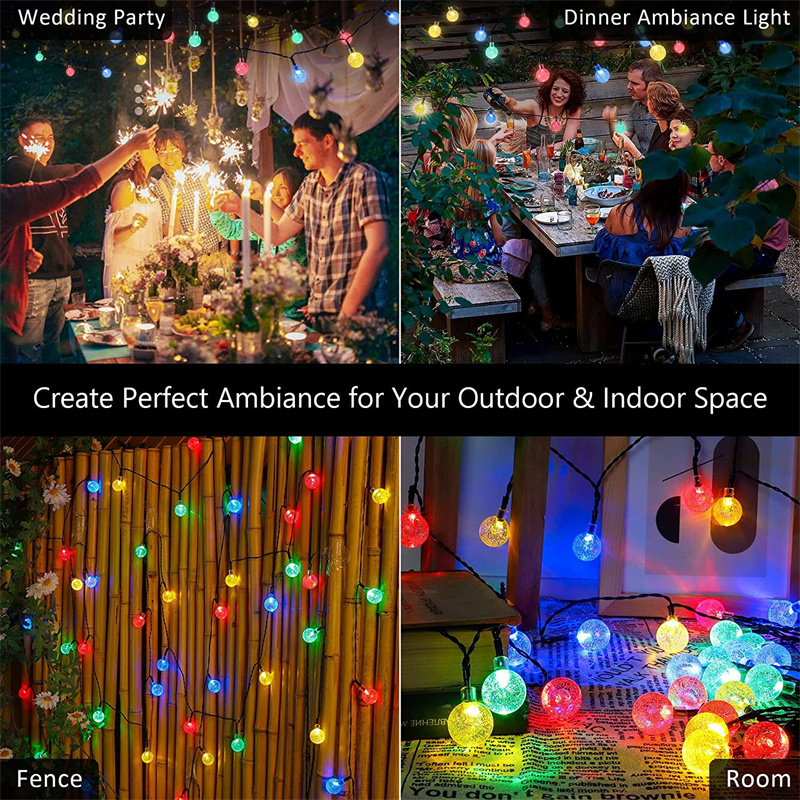 Luzes de Fada em Forma de Bola - Solar Fairy String avaliação e preço