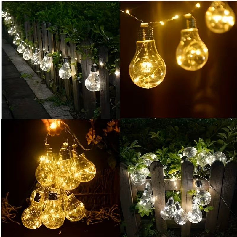Luzes de Cordão LED Transparen - Solar Fairy String avaliação e preço