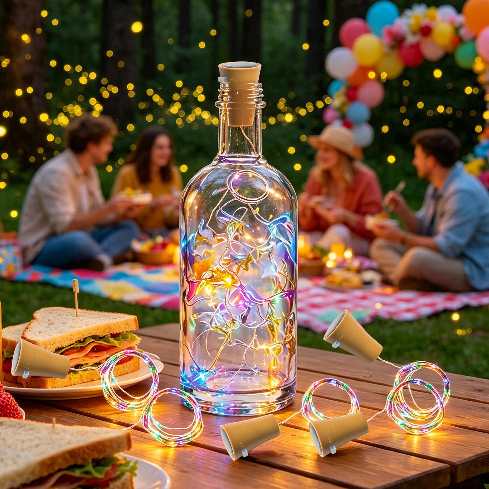 Luzes solares para garrafas de - Solar Fairy String avaliação e preço