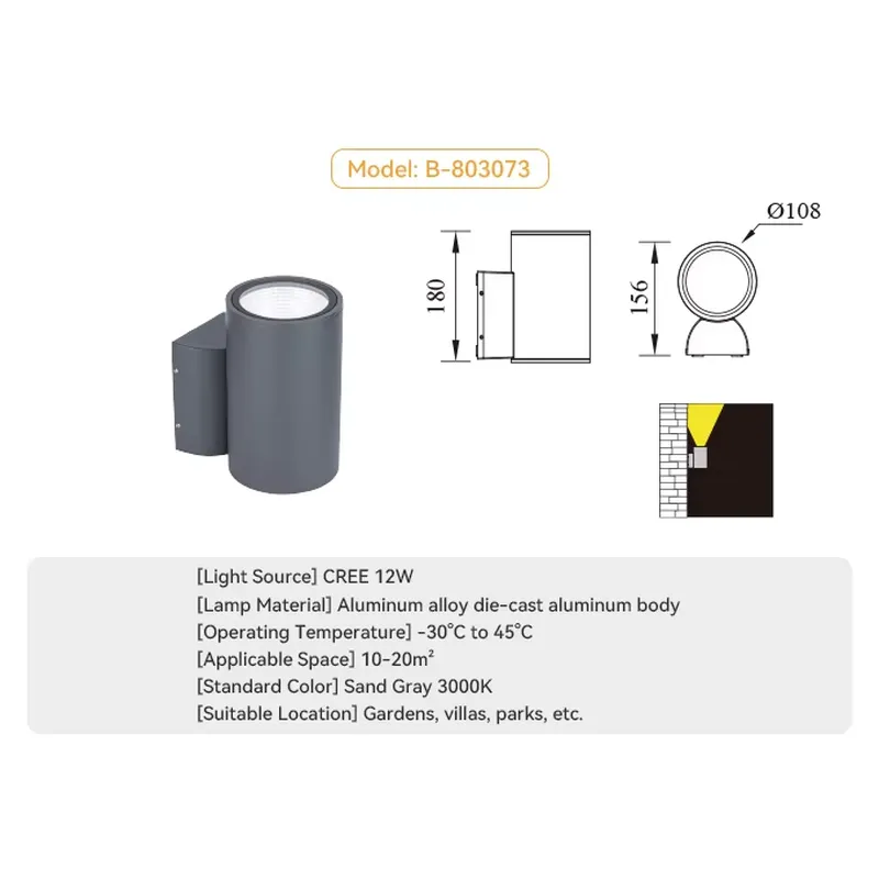 Luz Decorativa de Parede Exter - Outdoor Lighting Waterproof avaliação e preço