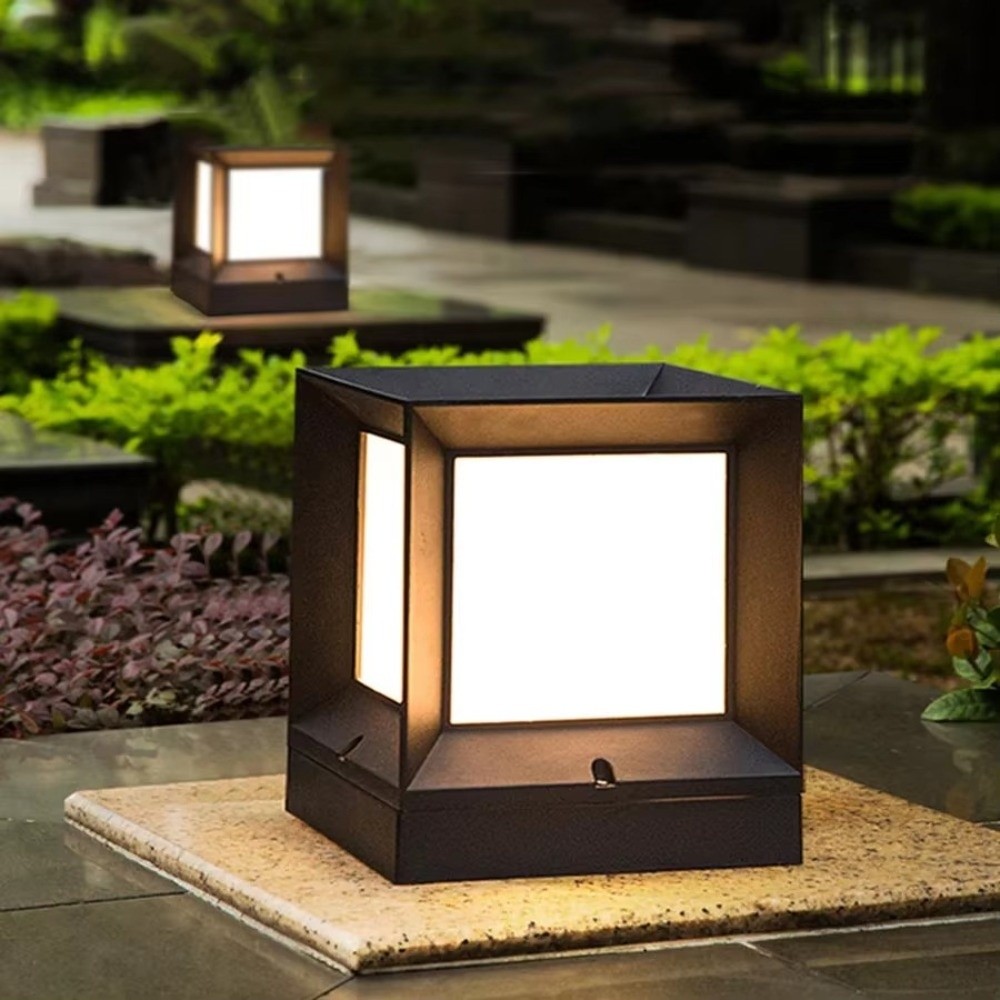 Luminária de Poste LED Moderna - Post Cap Light avaliação e preço