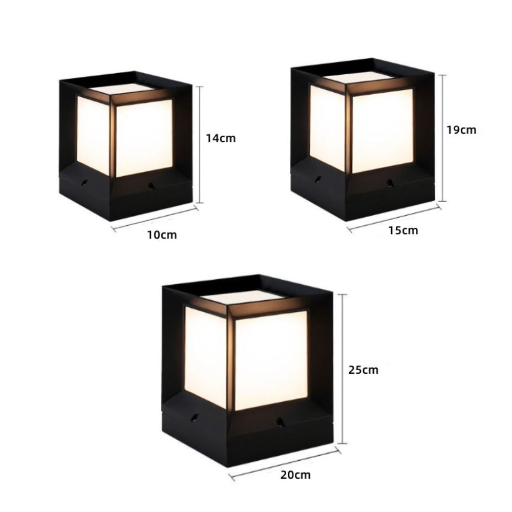 Luminária de Poste LED Moderna - Post Cap Light avaliação e preço