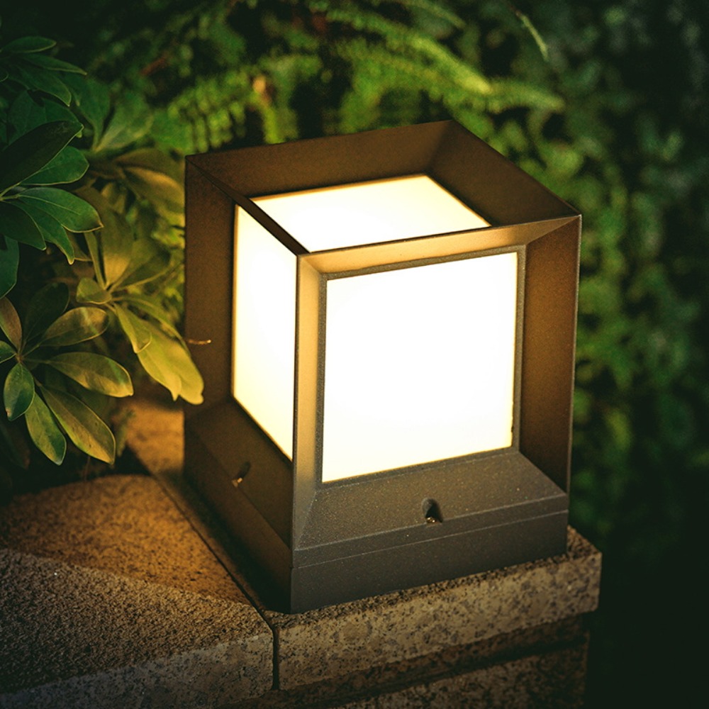 Luminária de Poste LED Moderna - Post Cap Light avaliação e preço