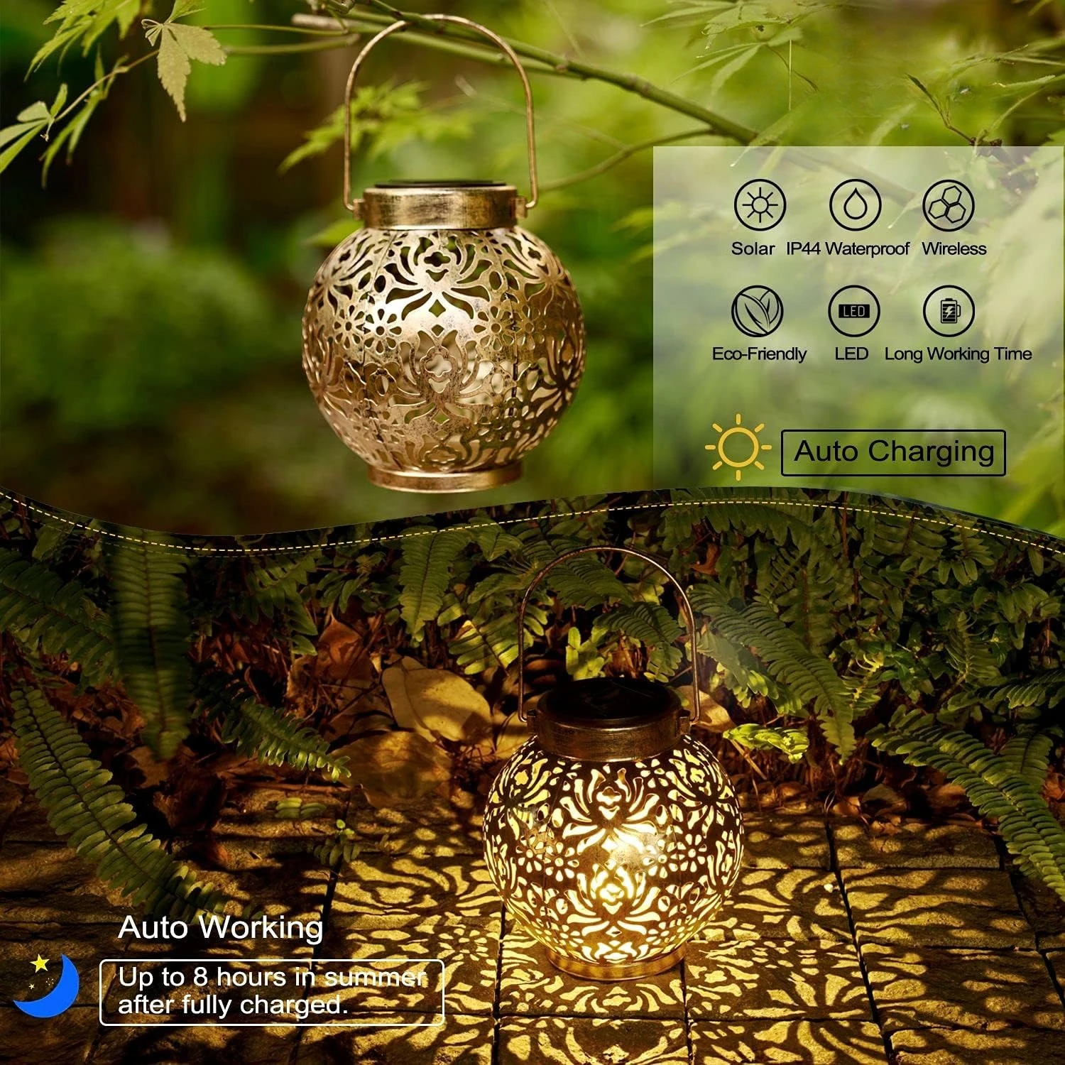 1-6PCS Lanternas Solares Marro - Outdoor Lighting Company avaliação e preço