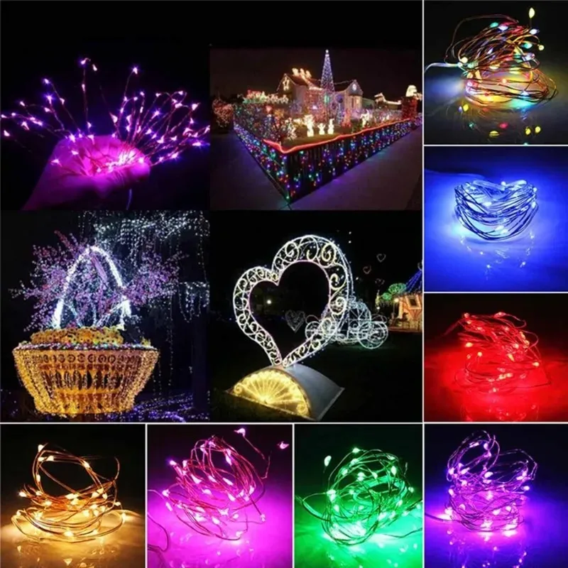 Usb led luzes da corda cobre p - Outdoor Lighting Ideas For Party avaliação e preço
