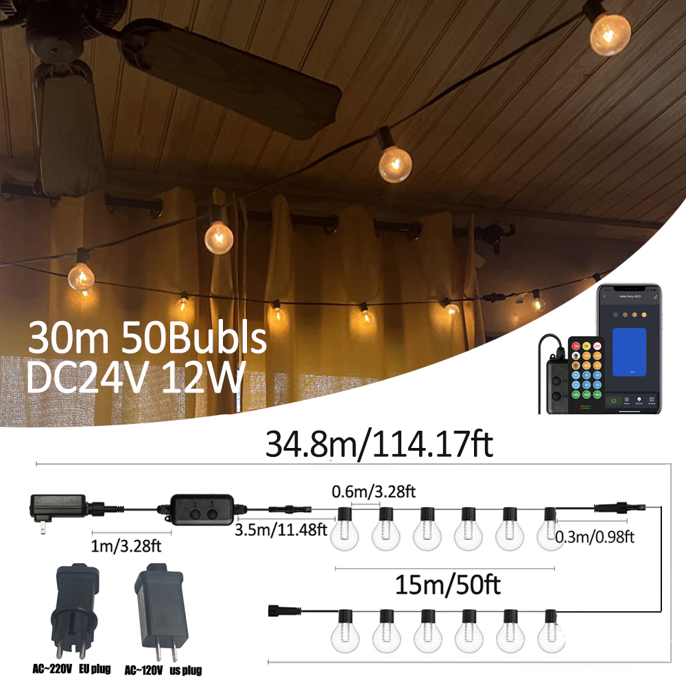 Luzes LED Inteligentes G40 par - Outdoor Lighting Socket avaliação e preço