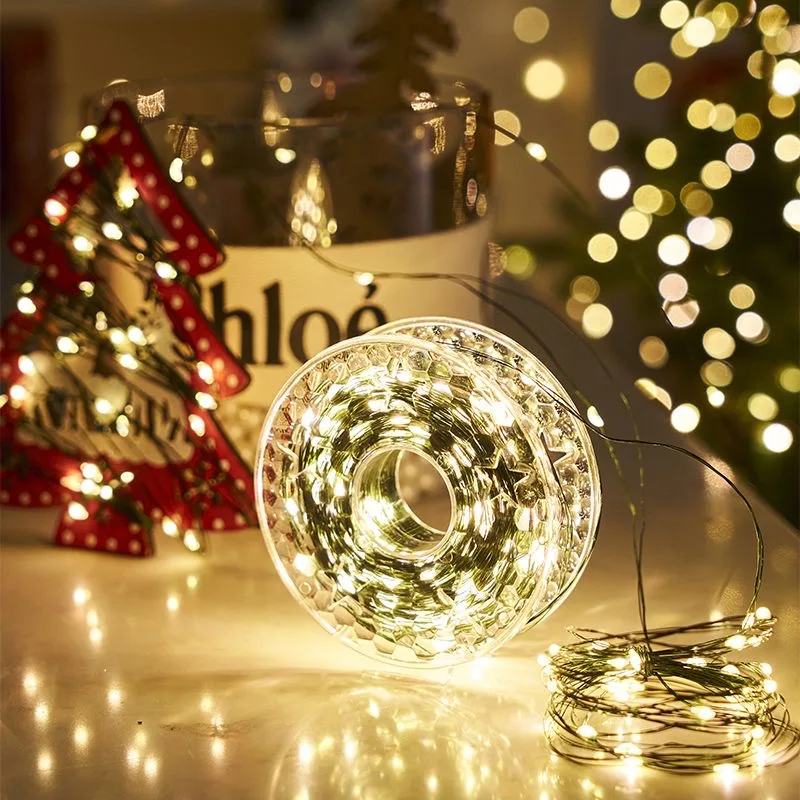 5m/10m/20m led fio de cobre lu - Outdoor Lighting Ideas For Party avaliação e preço
