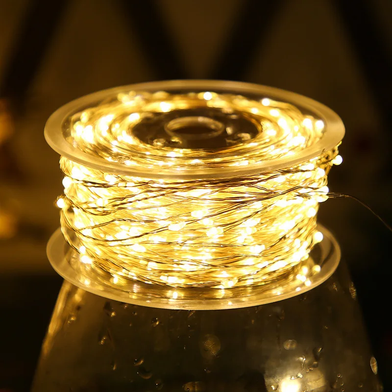 5m/10m/20m led fio de cobre lu - Outdoor Lighting Ideas For Party avaliação e preço