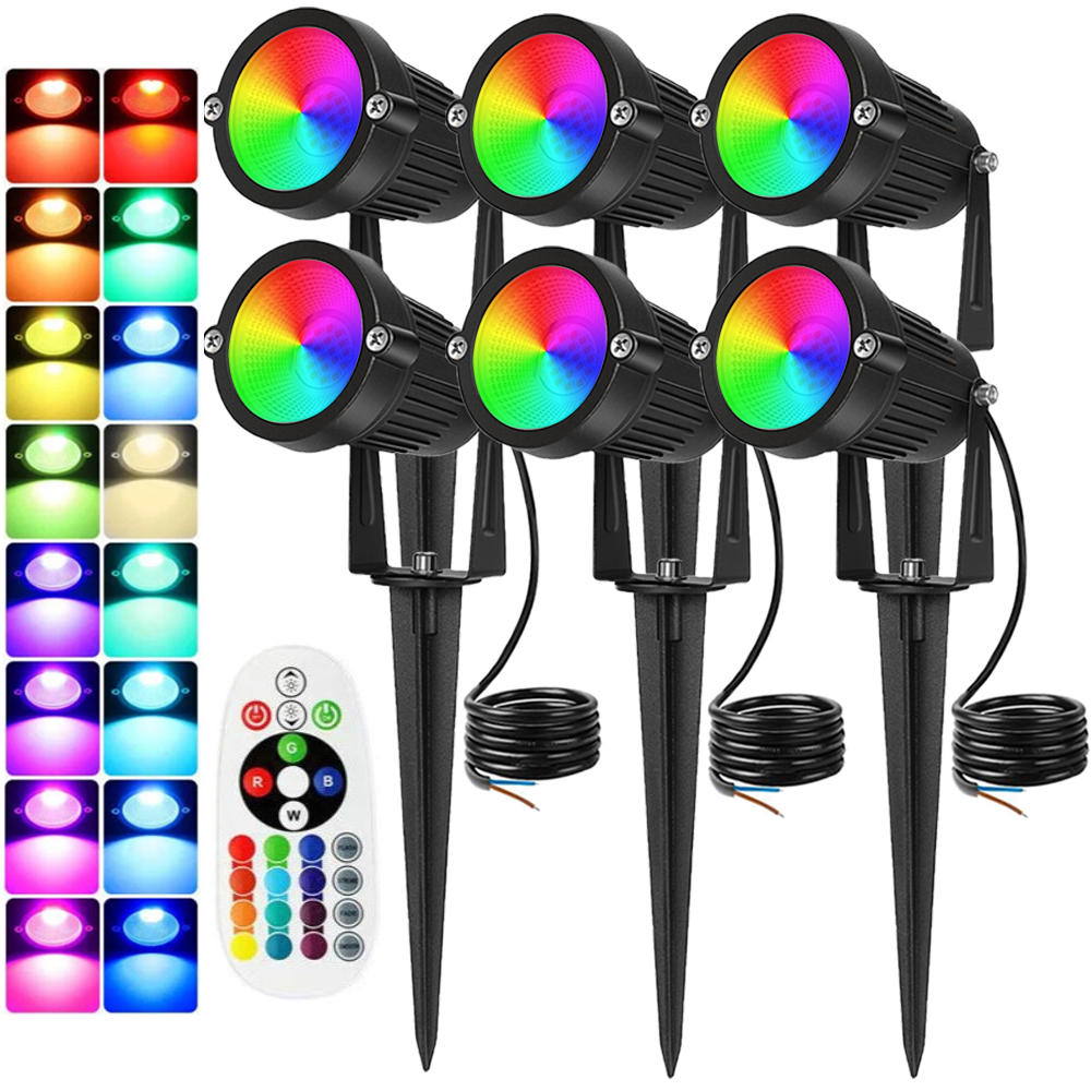 Iluminação de paisagem RGBW 10 - Outdoor Lighting Waterproof avaliação e preço