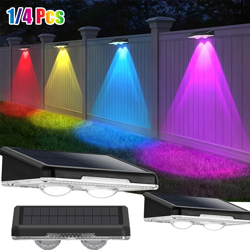 1-4 pces luzes de cerca solar  - Outdoor Lighting Zigbee avaliação e preço