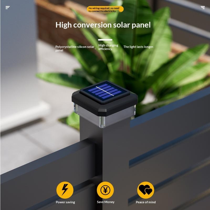 Luz Solar LED para Poste de Ce - Post Cap Light avaliação e preço