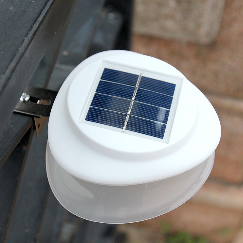 9 LED UFO Luzes de rua solares - Post Cap Light avaliação e preço