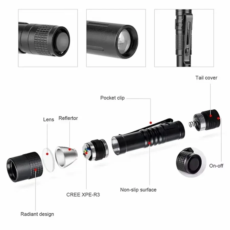 1-4 pçs mini portátil led cane - Outdoor Lighting Panel avaliação e preço