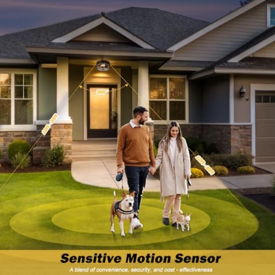 Luminária de Teto Externa com  - Outdoor Lighting With Motion Sensor avaliação e preço
