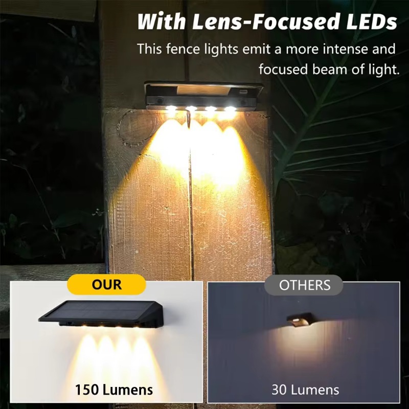 1-4 pçs luz de parede solar ao - Outdoor Lighting Zigbee avaliação e preço