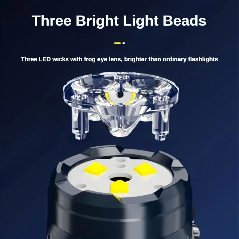 Mini lanterna 3LED com clipe d - Outdoor Lighting Permanent avaliação e preço
