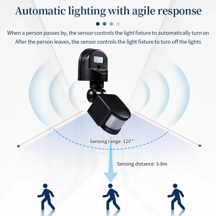 Sensor de movimento pir 220v 1 - Outdoor Lighting With Motion Sensor avaliação e preço